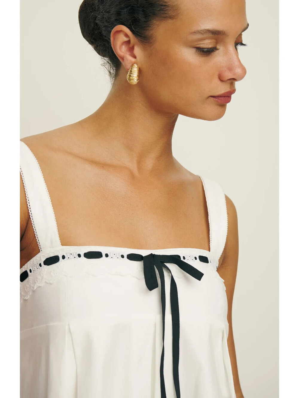 NEW Reformation Shai Sleeveless Minidress in White Sz 12 #MD2327 - Picture 5 of 10